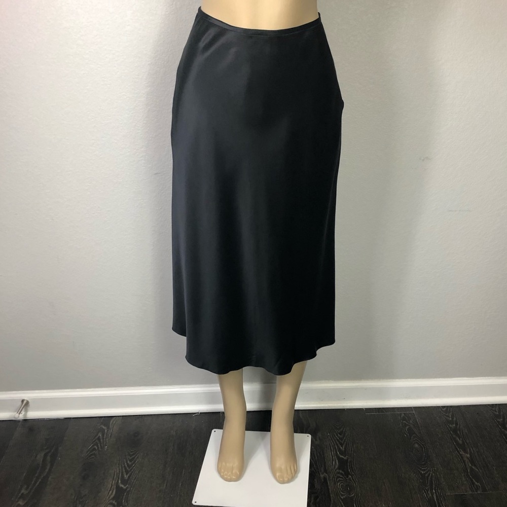 Vintage Ralph Lauren Silk Midi Skirt